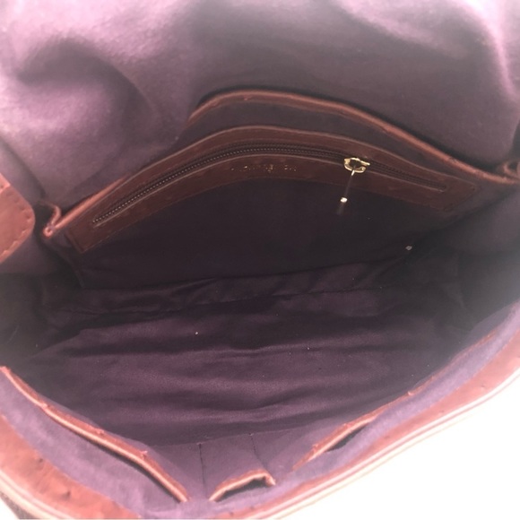 JACK FRENCH LONDON Leather Pebbled crossbody, suede-like lining - Picture 5 of 14